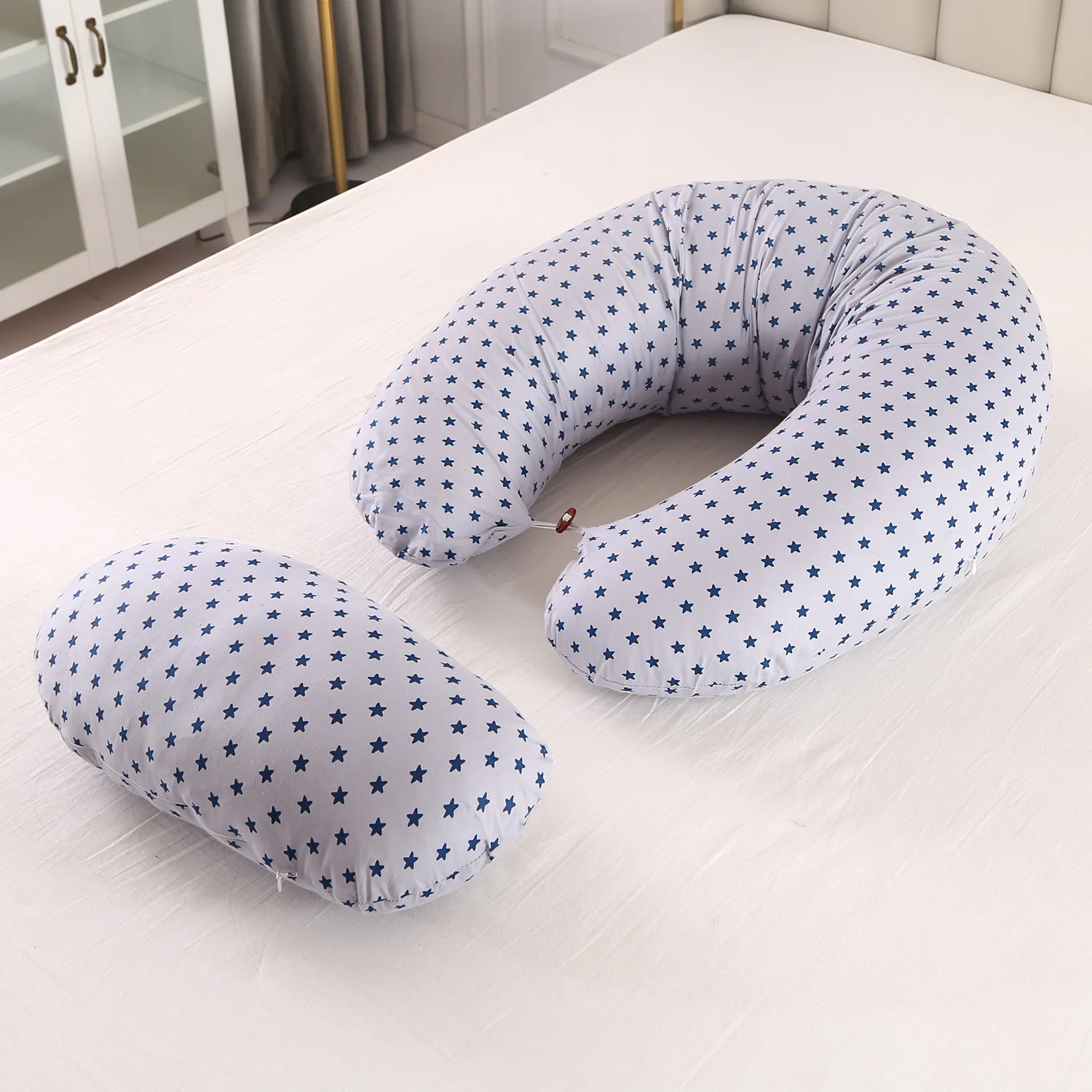 Maternity Body Pillow For Pregnant Women Pregnancy Pillow For Sleeping 100% Cotton