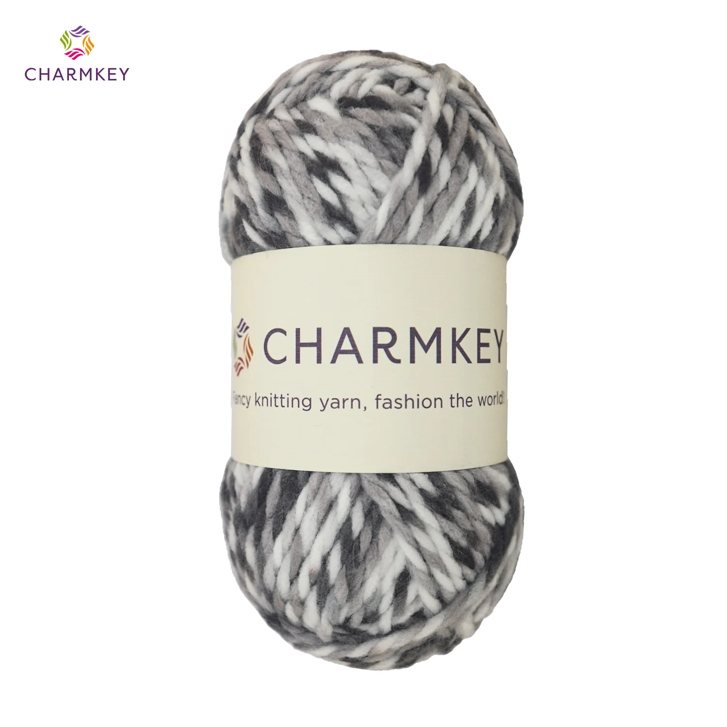 Charmkey High Quality Wholesale 100g Fancy Hand Knitting Acrylic Yarn for Making Sweaters and Hats