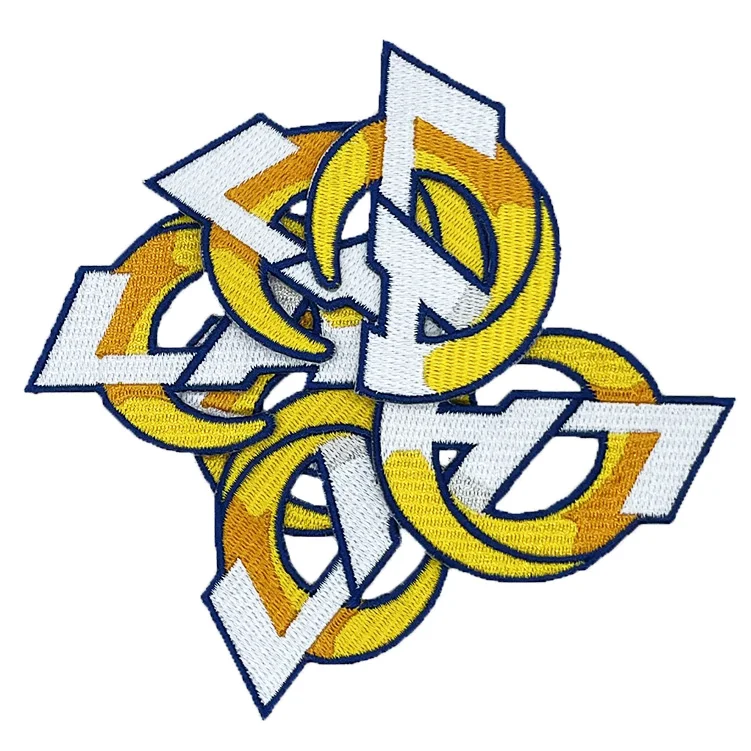 Ready to Ship Sportswear Embroidery Labels Team Logo   for sports Basketball Custom  Embroidery Patches  Ironing