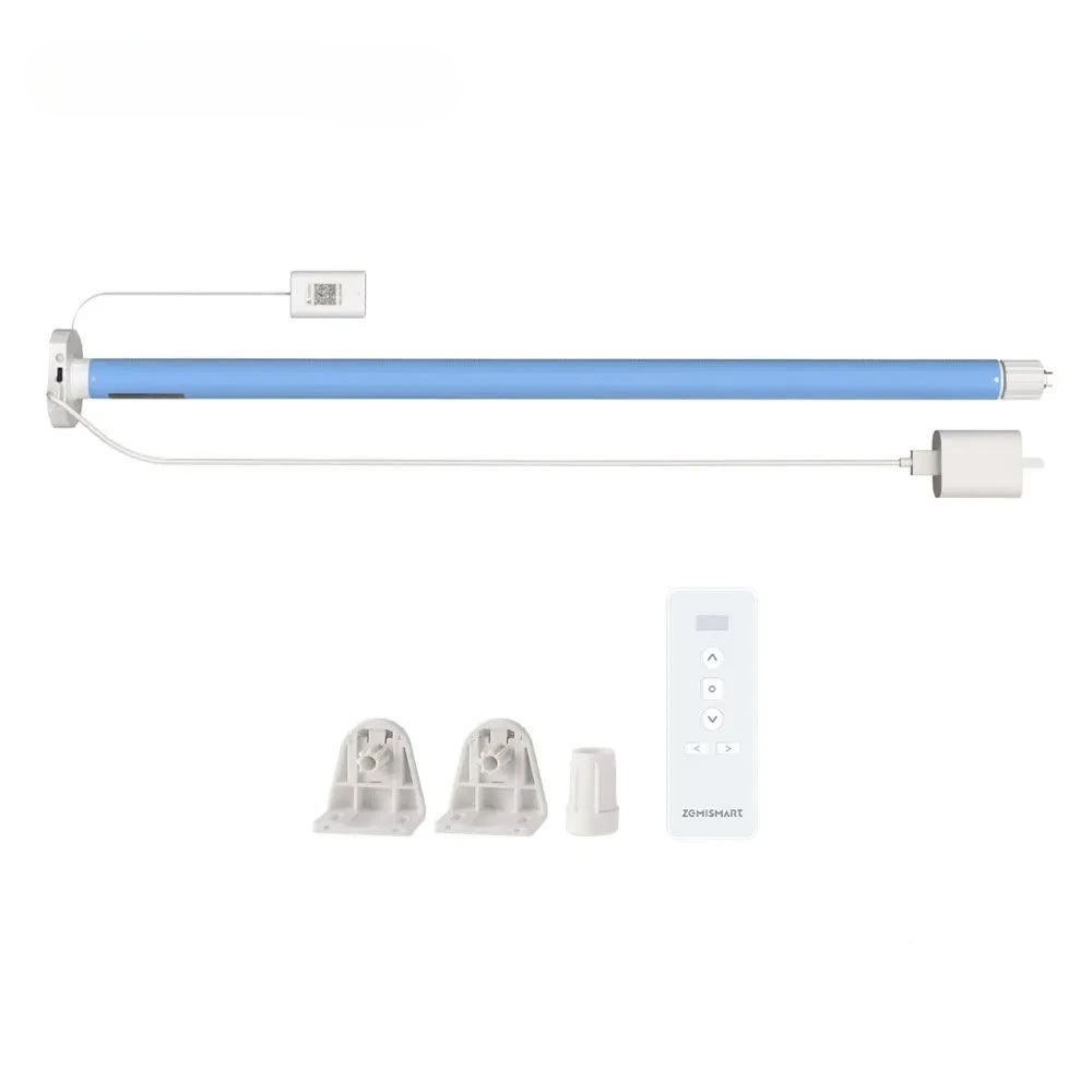 Zemismart Matter Over WiFi Electric Roller Shade Motor Plug-In Motor for 17 25 28mm Tube Alexa HomeKit Google Home Smartthings