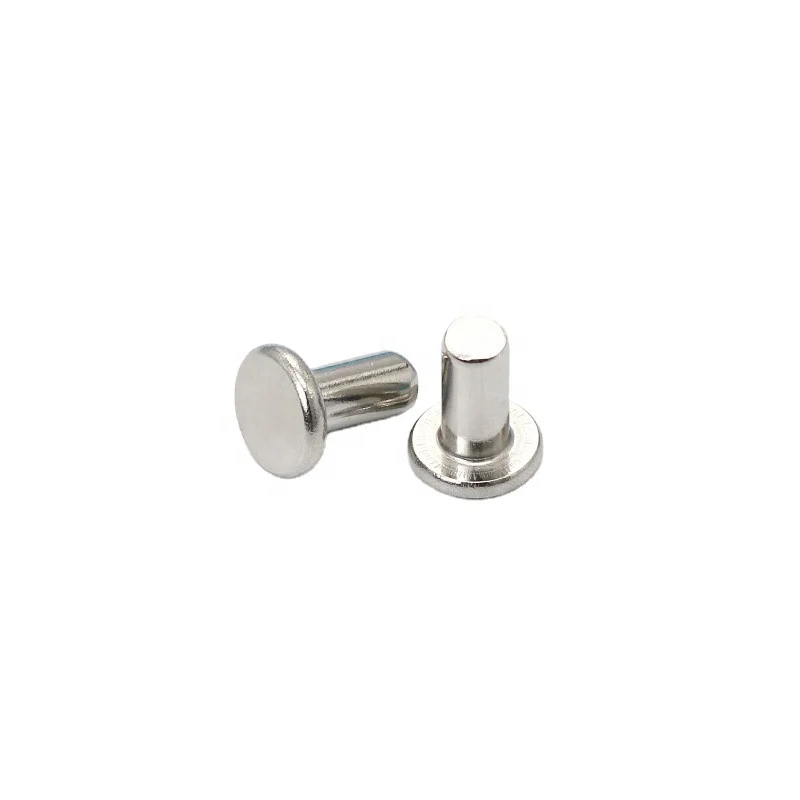 Factory supply wholesale rivet Stainless Steel flat round head Solid Rivet (1600293060495)
