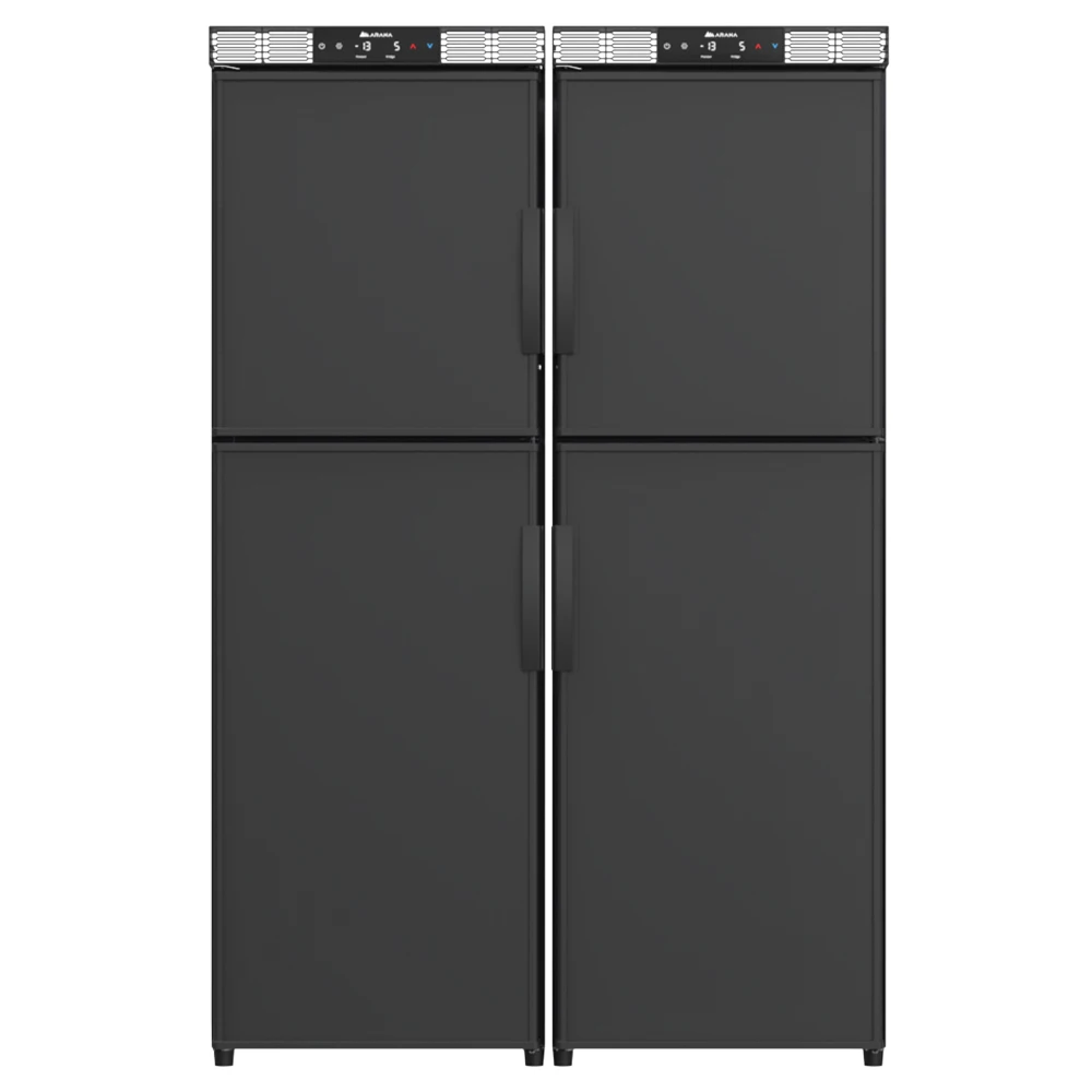 DC 12V 24V 135L RV Аксессуары для кемперов компрессорных холодильников с морозильной камерой