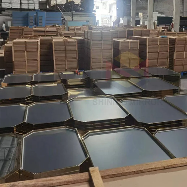 Barber Shop Internet Celebrity Mirror Wall Hanging Hairdressing Single Sided Falling Zone Light Wall Mounted LED MIRROR