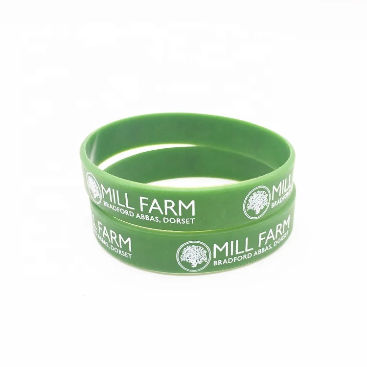 2021 Customized Design Personalized 1inch printed silicone bracelet