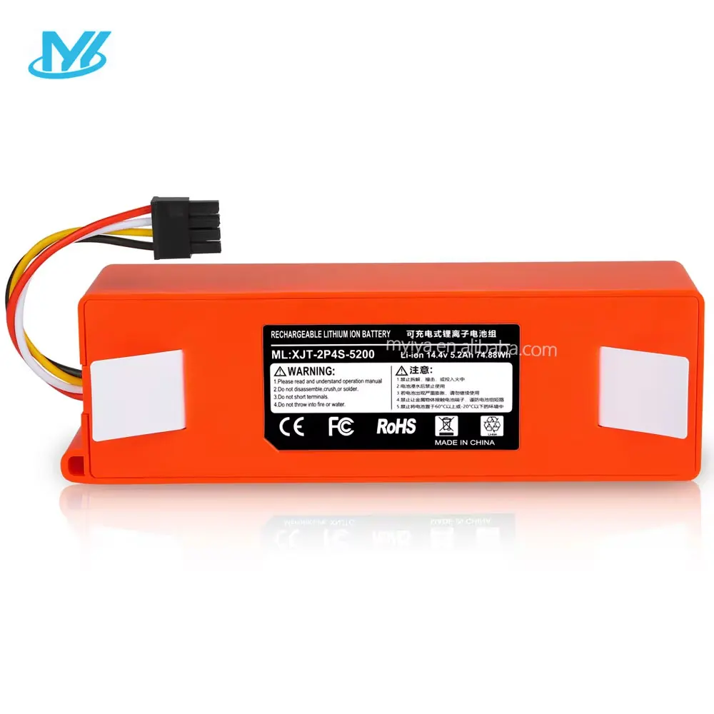 MYiYAE 14.4V Battery For Xiaomi Roborock S50 S51 S52 S55 S552 S60 S65 S70 S75 T7 T60 T61 T65 Vacuum Cleaner Robotics
