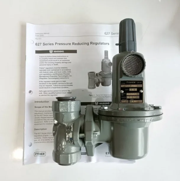 Клапан редукционный редуктор давления 627 серии Fisher 627-1AS34 627-1AS14 импортный газовый клапан