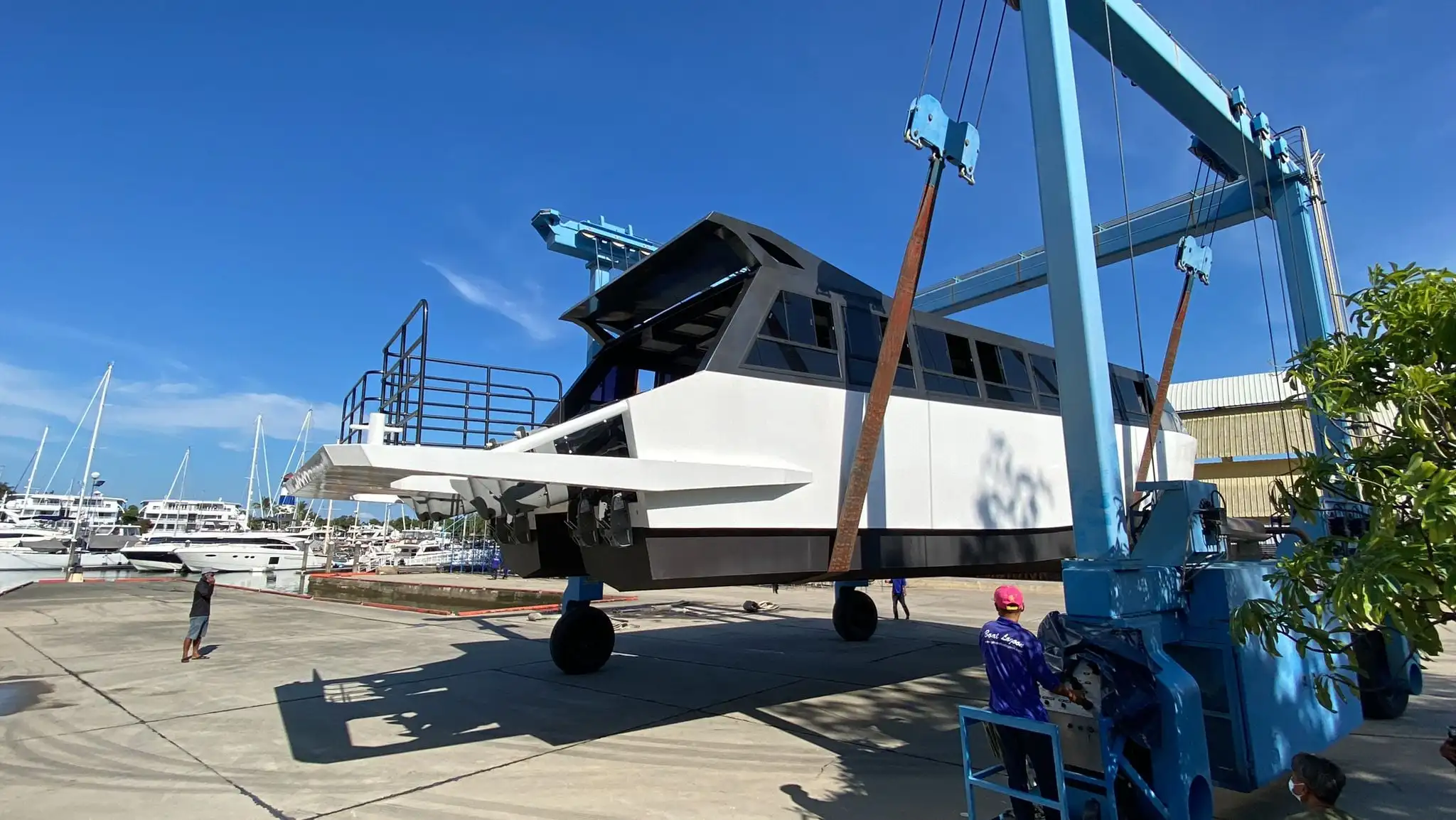 50FT/15M Aluminum Passenger Ferry 60 Seats Water Taxi Work Boat