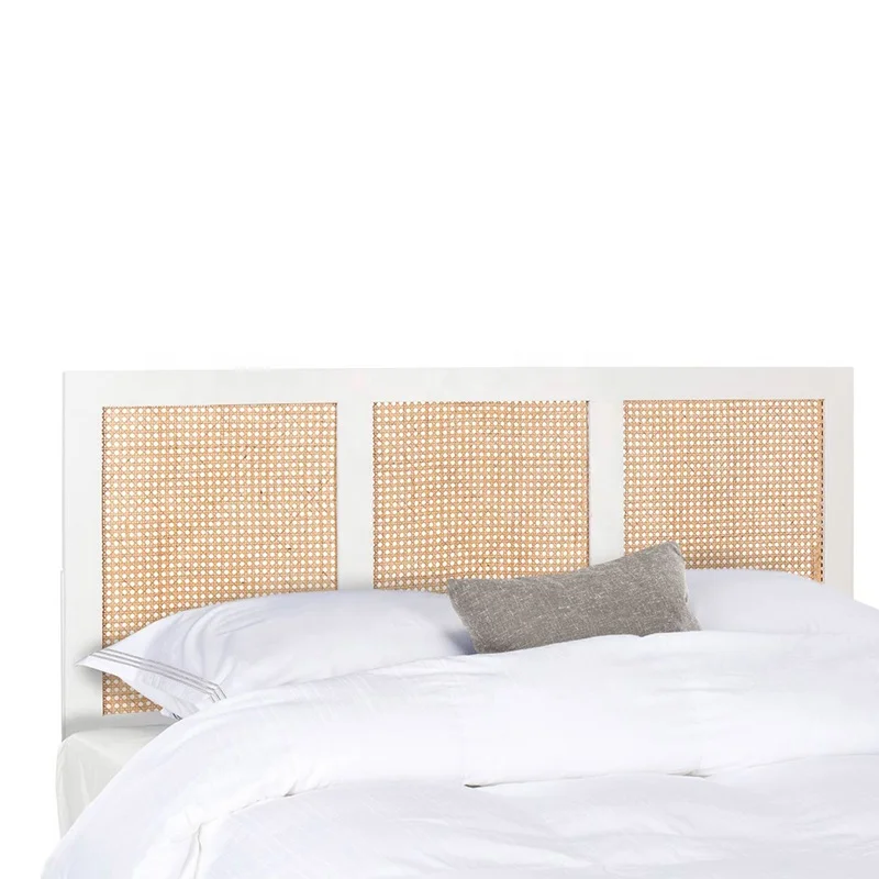 Hot Sale Rattan cane webbing Bedhead headboard Hand Crafted Rattan Headboard for Bedroom King and Queen Bed Size