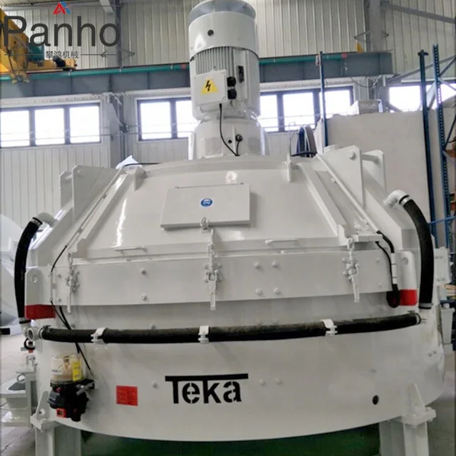 6000KGS High speed large capacity industrial Teka planetary concrete mixer with hopper for batching plant