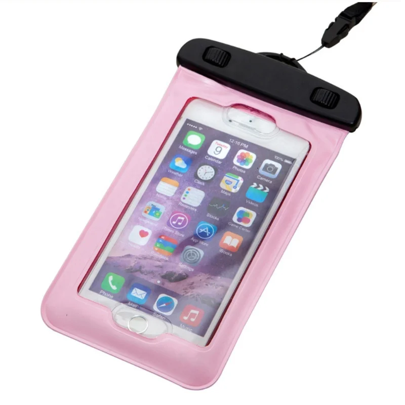 Universal Sealed Waterproof Bag Pouch Phone Cases For Devices Up to 6 inch Cellphone Smartphone Water Proof Case