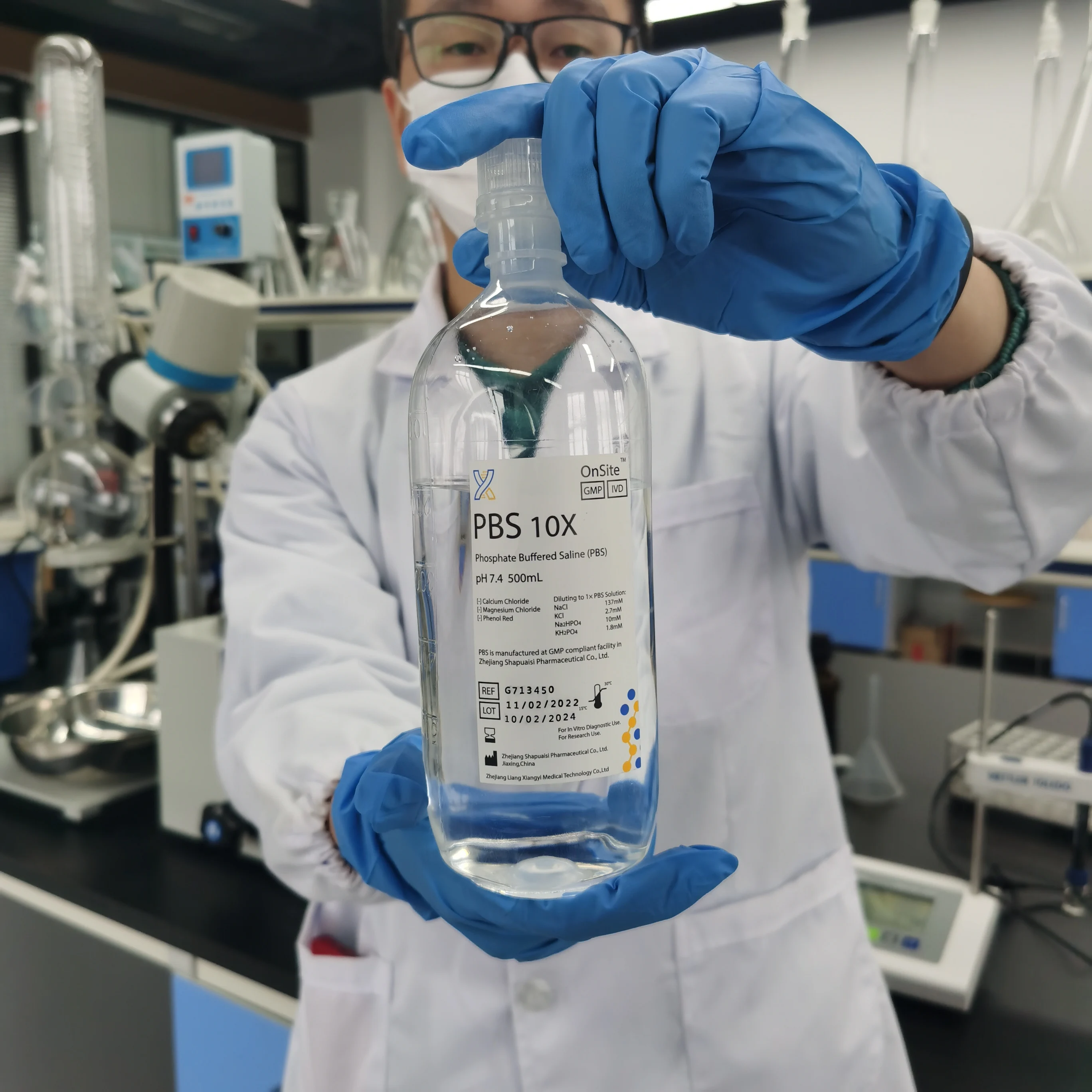 phosphate buffered saline PBS 10X Sterile-filtered buffered solution pH7.4 in cell culture