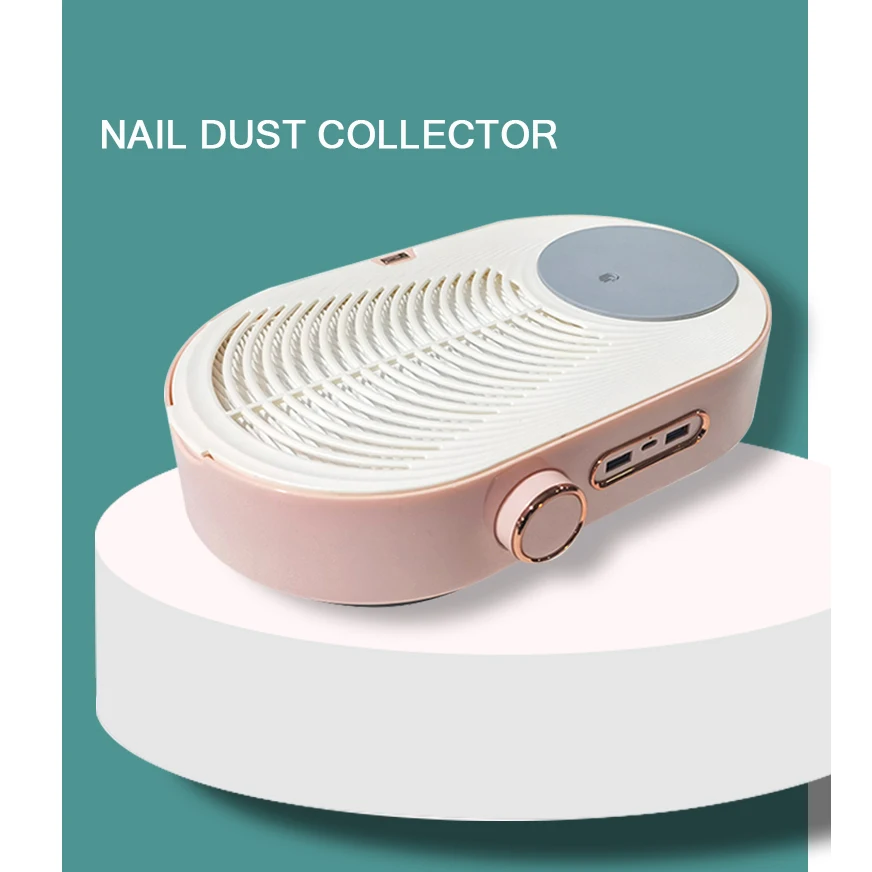 Wholesale Multifunctional rechargeable nail Dust Collector Manicure Tool Nail Art Vacuum Cleaner