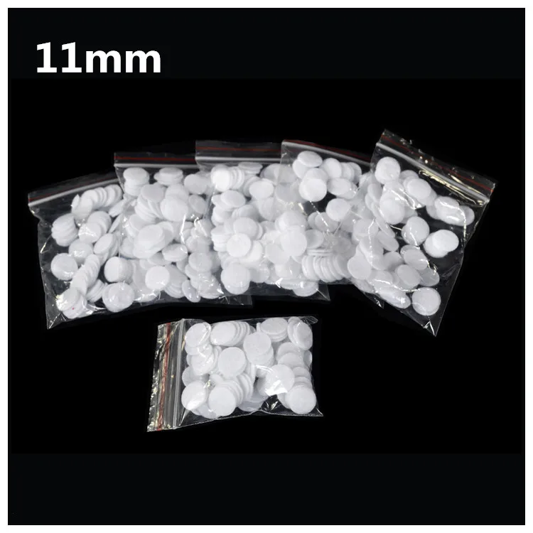 Microdermabrasion Fillers Diamond Micro Engraving Filter Dermabrasion Facial Machine Filter 11MM Diameter Round White Cotton Pad