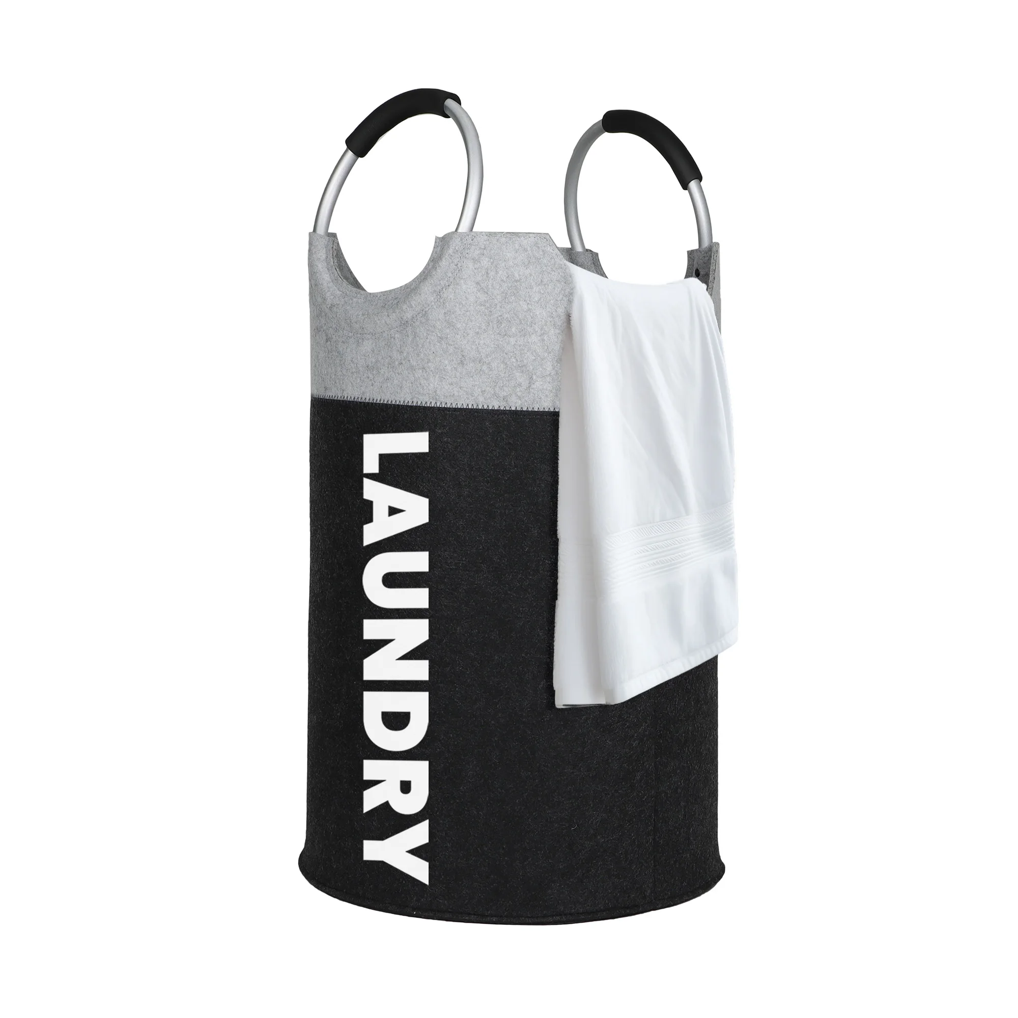 Экологичные складные корзины для белья по заводской цене одноуровневые войлочные мешки хранения грязной одежды одежда ванной