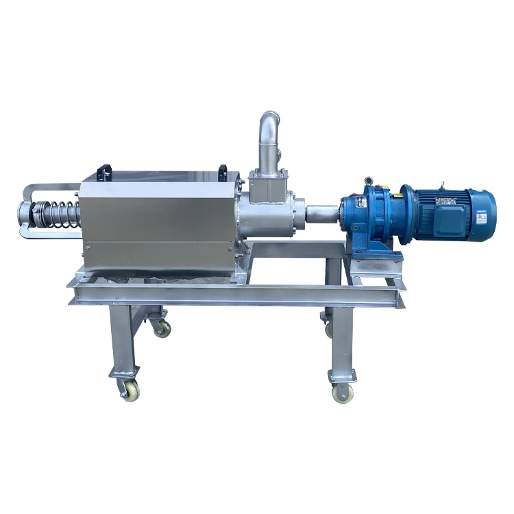 farm excrement separator Pig manure dry and wet separator stainless steel drum type excrement extractor separator