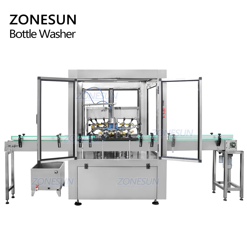  ZONESUN ZS-WB12 молока поворотный вина пластиковый малый полуавтоматическая пэт рециркулирует стеклянная бутылка стиральная машина для