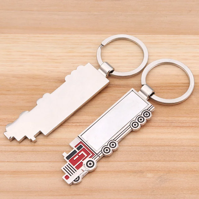 Wholesale Custom Truck Keychain Oem Design Metal Truck Keychain With No Mould Charge