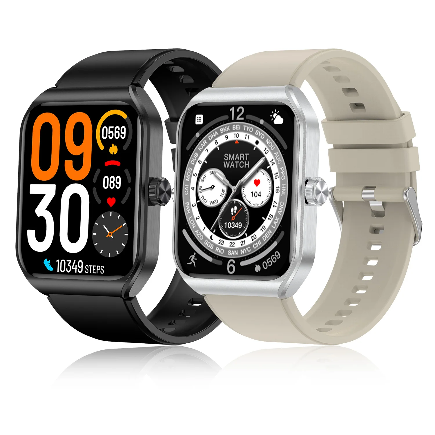 2024 Ins Trend Factory Wholesale OEM Smartwatch VT56 HRV Touch IP67 GPS encoder Original Metal Case Blood Pressure Health SPO2