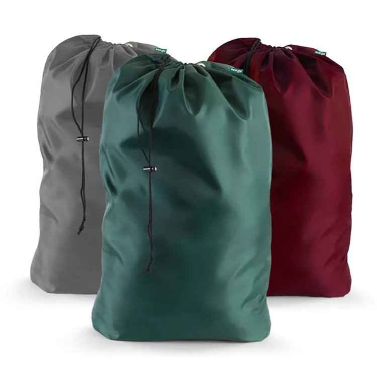 Business Holiday Camping Disposable Polyester Nylon Wash Travel Laundry Bag for Dirty Clothes