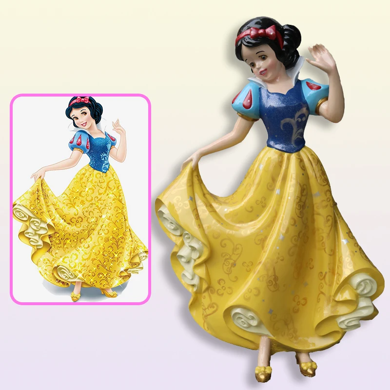 Поддержка персонализированного украшения тематического парка, мультяшный персонаж из большого стекловолокна, скульптура принцессы