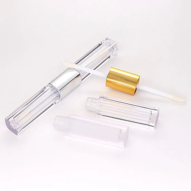 
China Factory Price Eco Friendly Cosmetic Empty Lip Gloss Tube Double Head 