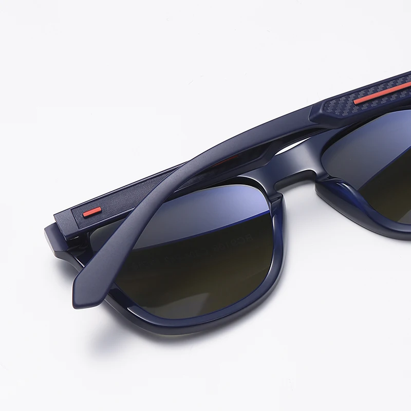 Wholesale Sport Sunglasses for Men Fashion Model Sun Glasses Acetate+TR90 Frame BC9108 Mirror Polarized Sunglasses for Outdoor