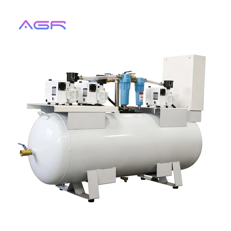 Professional Silent Portable Oxygen Generator Oil Free Multiple Models Medical Dental Air Compressor Vacuum System