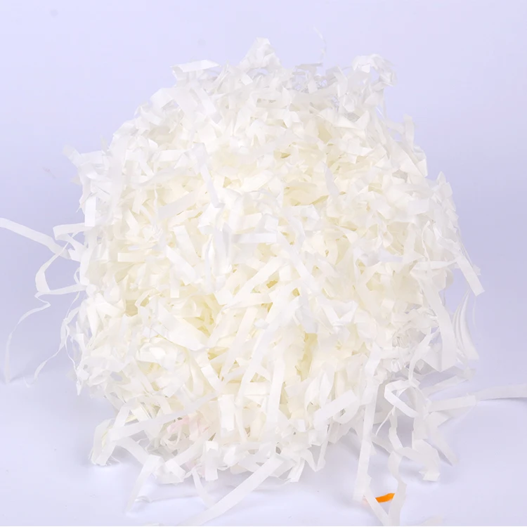 Lafite Paper Grass Colorful Shredded Paper PP Grass Shredded Paper Packing For Gift Package Box Filling