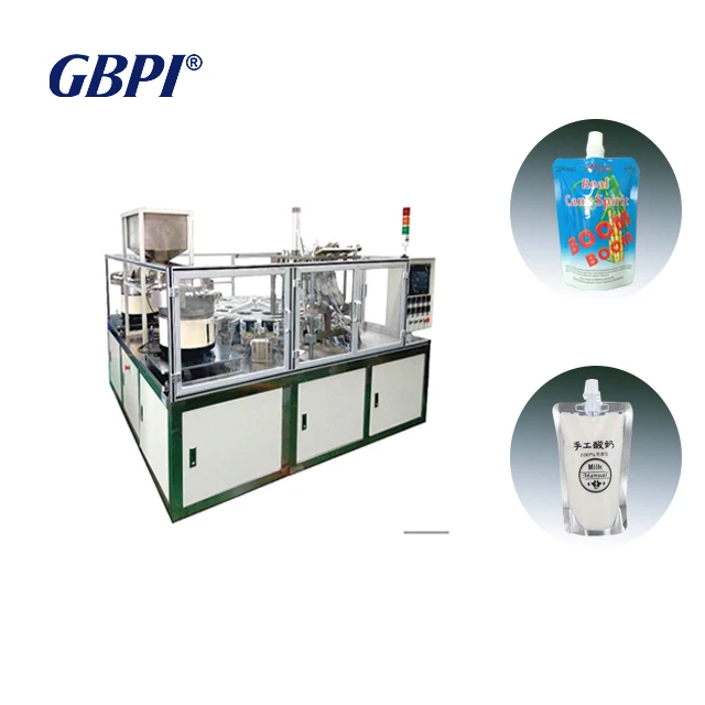 Автоматическая машина для укупорки горячим уплотнением для стоячей томатной пасты, кетчупа, упаковочный пакет, пластиковый пакет для упаковки соуса чили с носиком