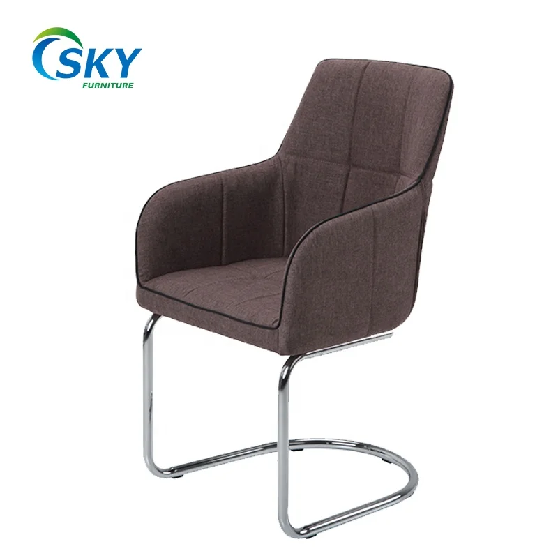 SKY  antique fabric deep comfort nylon high back dining room table arm chairs