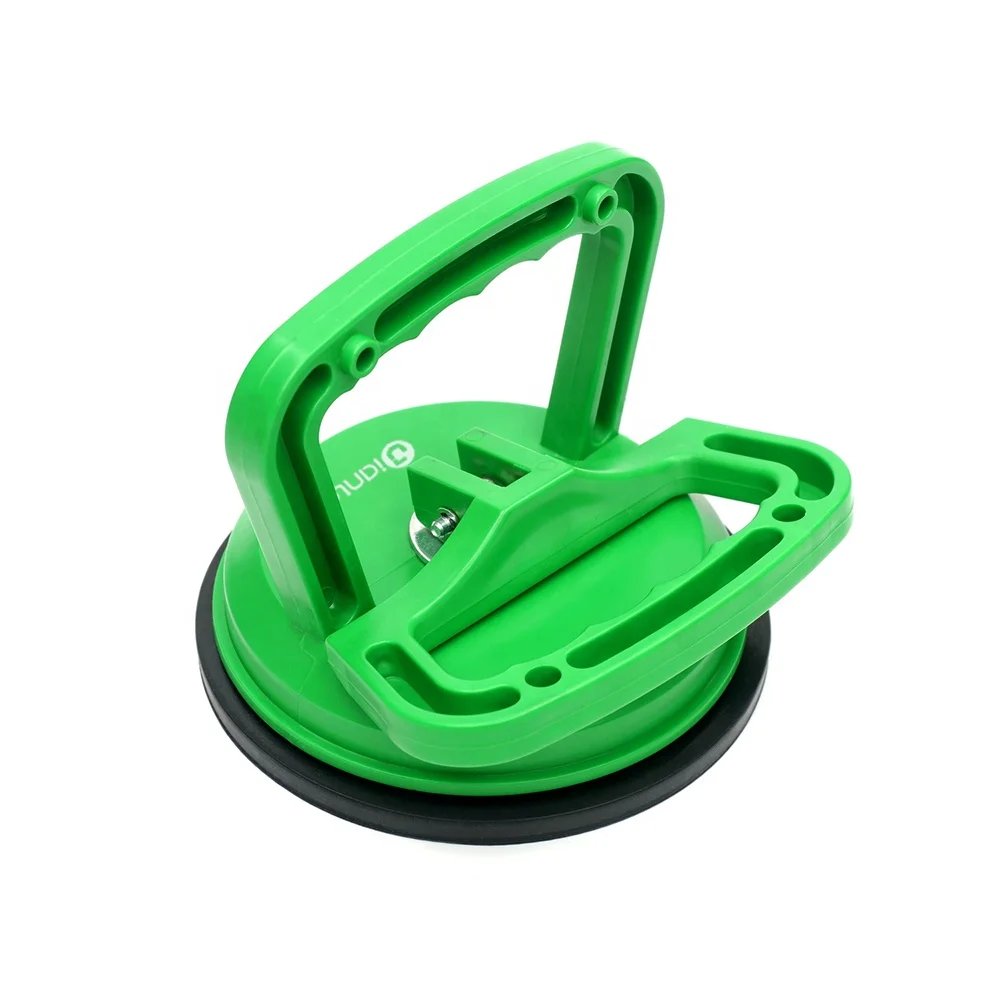 Factory Direct Sale Movable Glass Holder Suction Cups Single Claws Rubber Plate Manual Vacuum ABS Plastic Glass Sucker