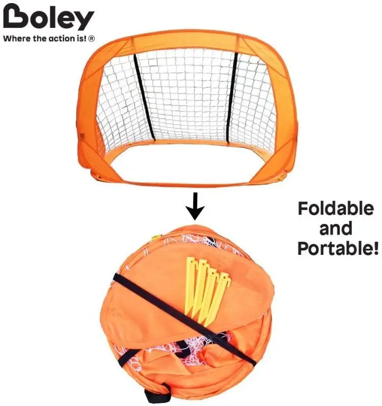 
Portable Pop Up Mini Soccer Net for Backyard Outdoor Sports Games and Soccer Training Equipment 