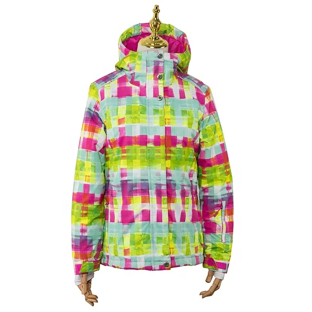 
OEM Waterproof Warm Winter Snow Active Women Ski Jacket 