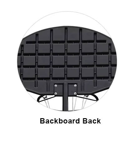 2024 Hot Sale Cheap Basketball Hoop Stand Free Standing Height Adjustable Kids Outdoor Usage Steel Court Equipment