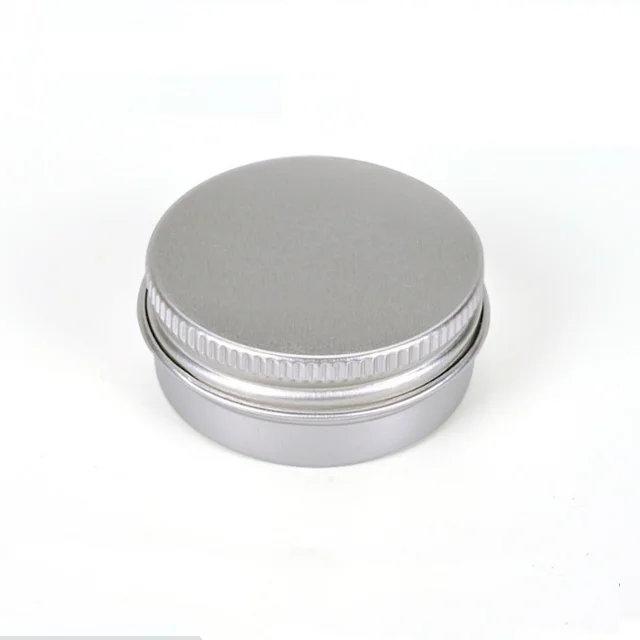 Wholesale Custom Color Metal Cosmetic Hair Gel Packaging jar Container 0.5oz 1oz 2oz 3oz 5oz Aluminum Round Tin Jar