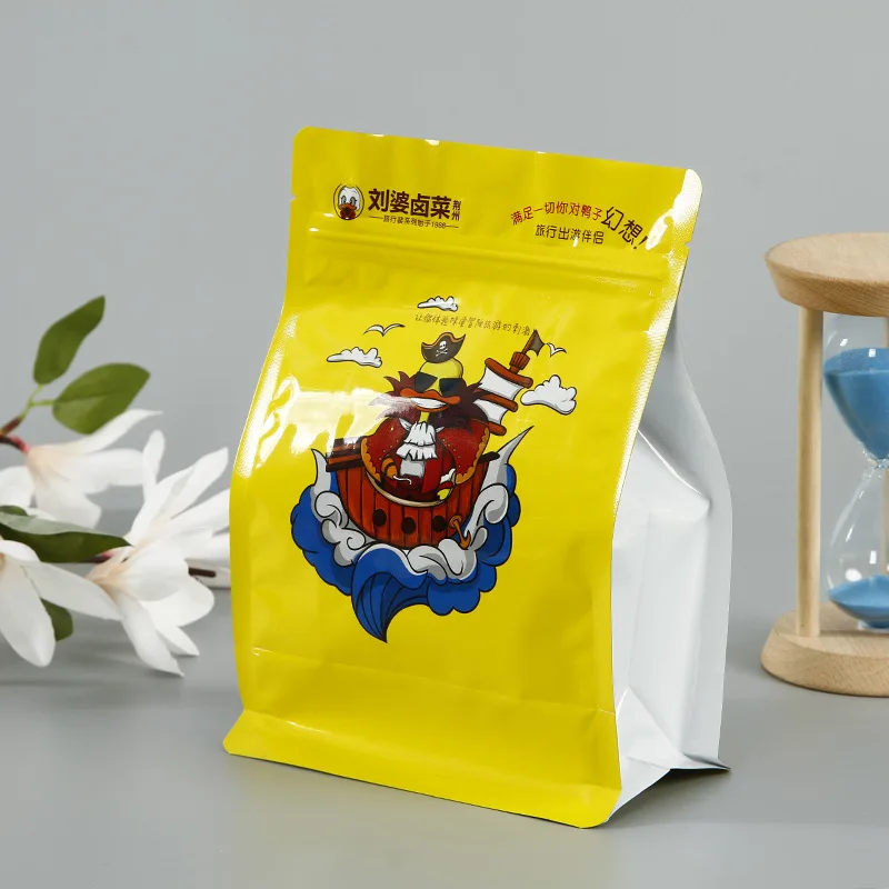 Custom Design printed  sachet  2.5kg Plastic Pet Feed flexible package vegan Food bottom zipper pouch