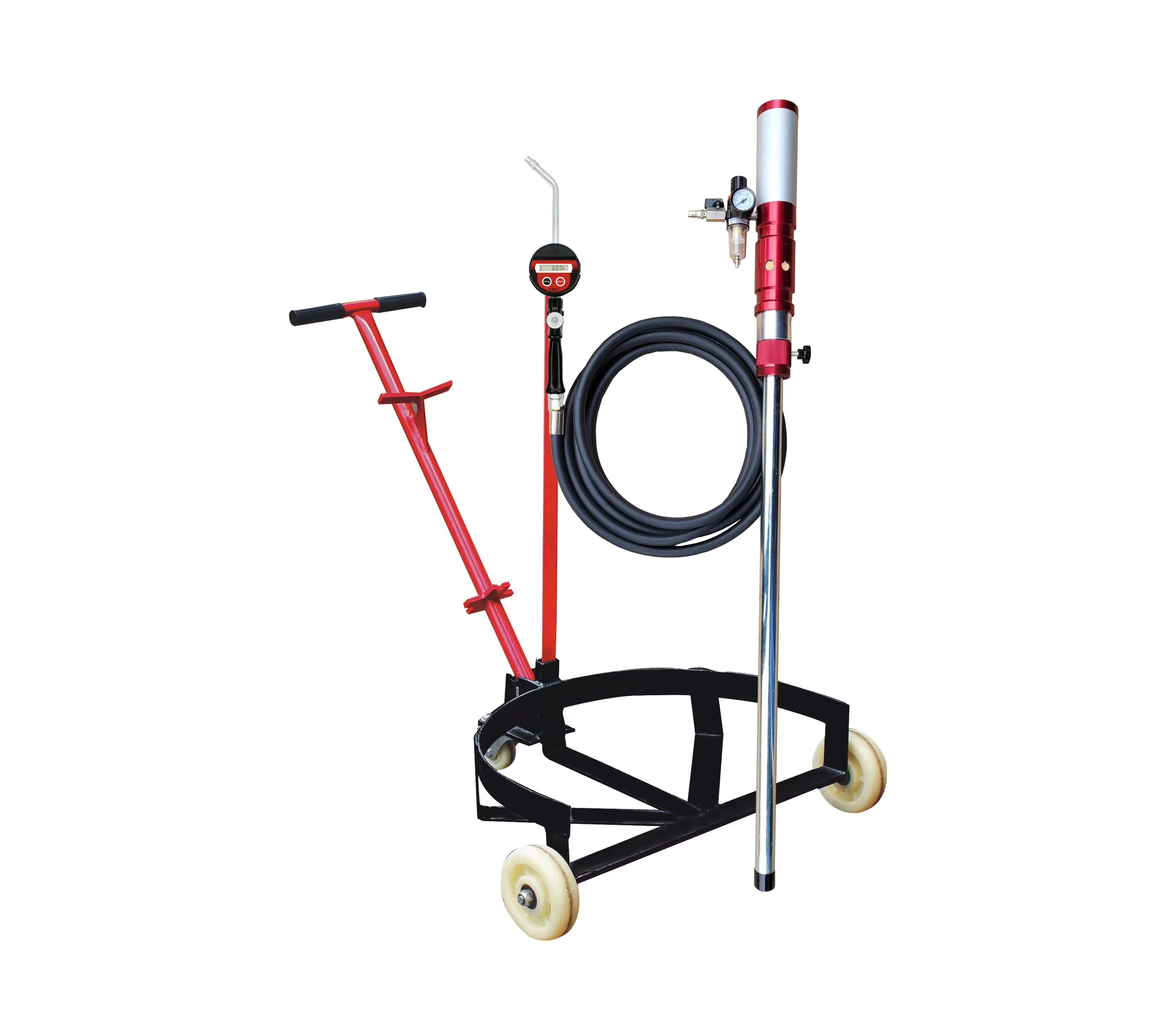 Hand rotary oil barrel pump made of aluminum Mechanical oil pump for 15 - 55 gallon drums