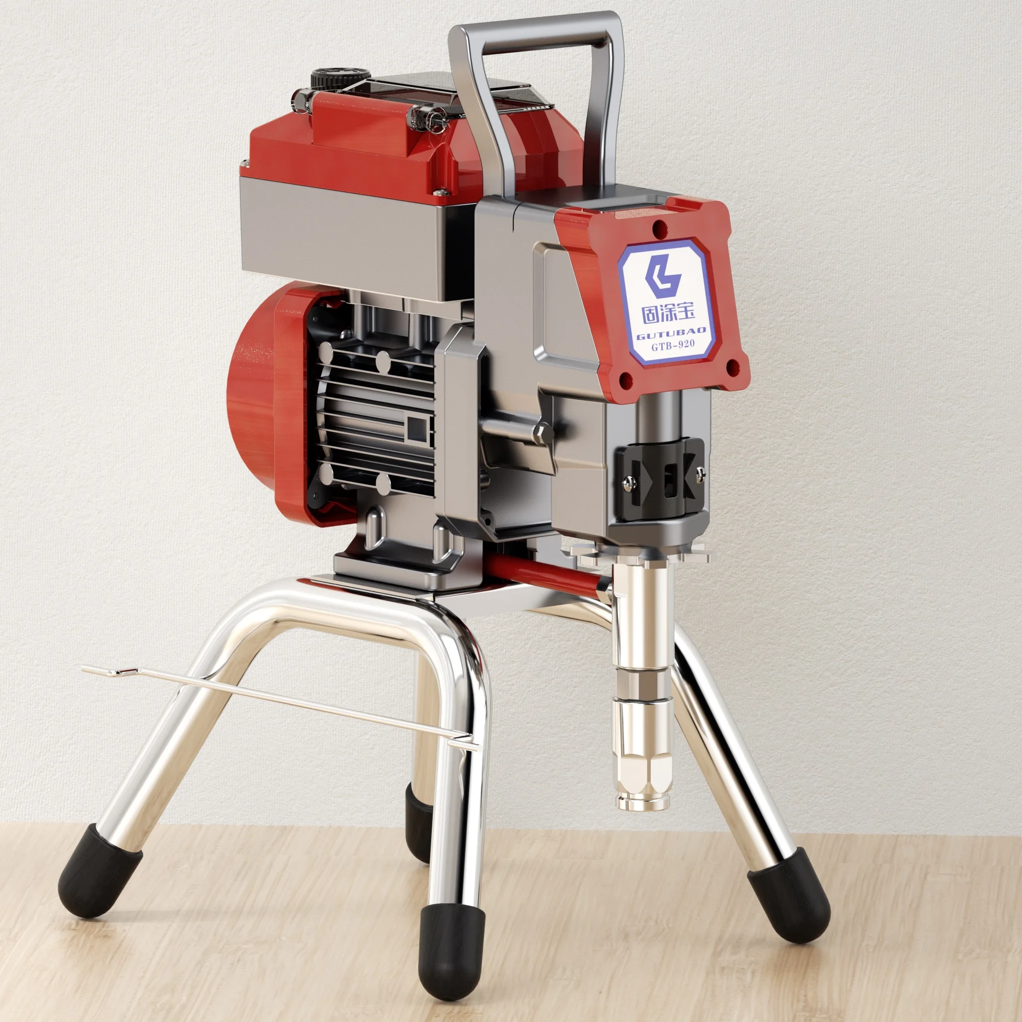 GTB-920 High pressure electric paint sprayer equipment building wall piston pump airless gun airless paint sprayer electric