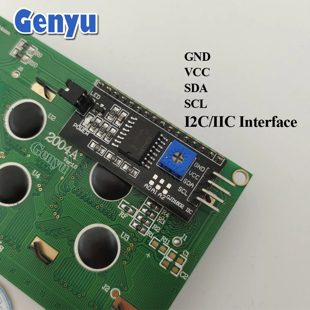 20x4 ЖК-модуль STN Y-G экран дисплея 5,0 V 4X20 i2c ЖК-дисплей с подсветкой