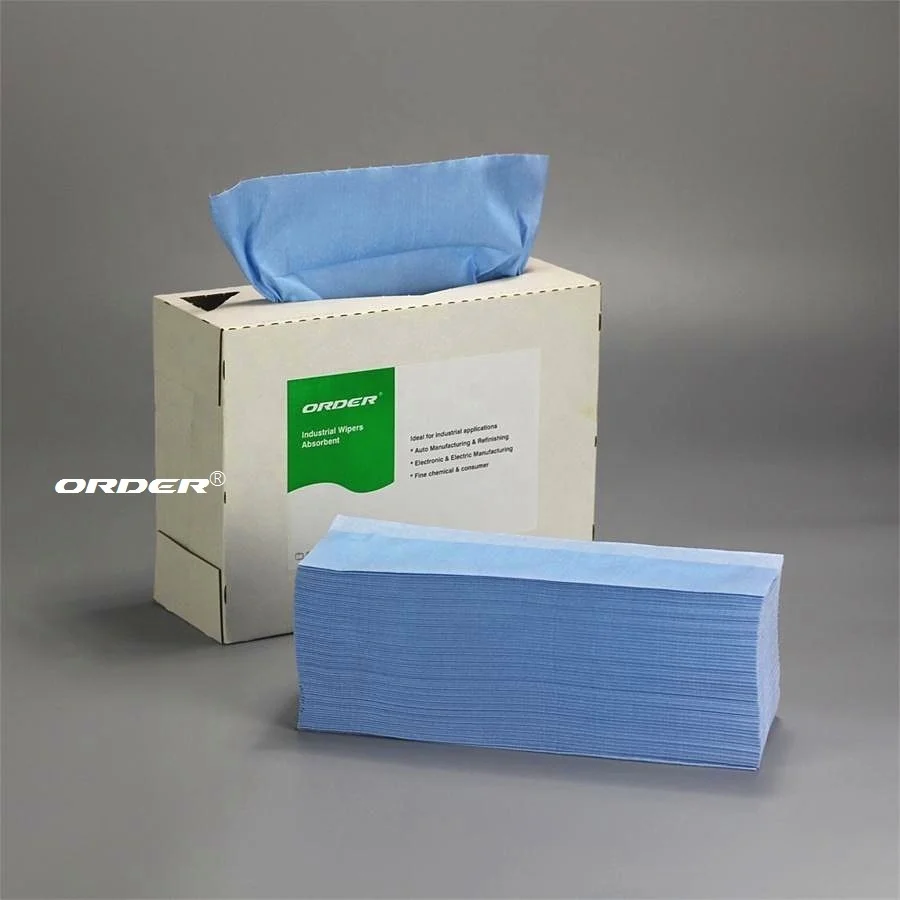 Factory price Pop up box Spunlace Nonwoven Fabric extra heavy duty Maintenance cloths cleaning wipes