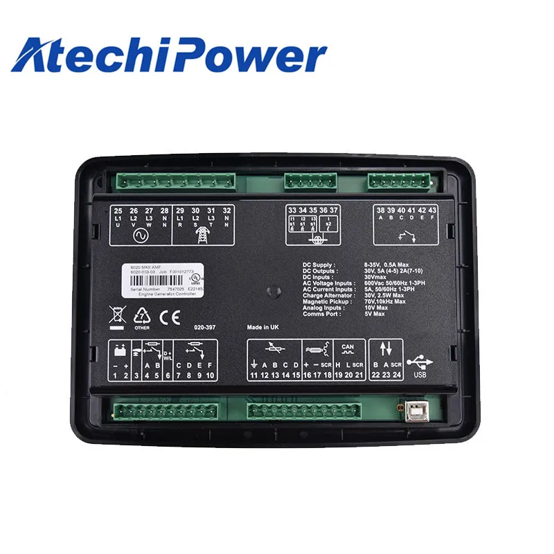 DSE Deep Sea Electronics DSE6020 MKII Auto Mains Control Module DSE6020MKII 6020-03;