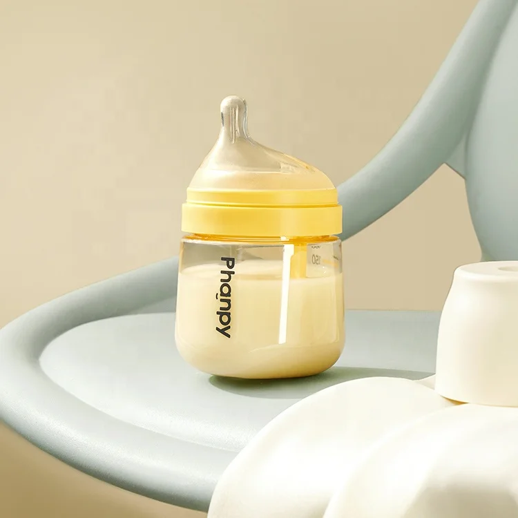 Babies Design Antifall PPSU Bottle New Wide Calibre Milk Bottle For Baby Heatable Breast Glass Storage Bottles With Handle