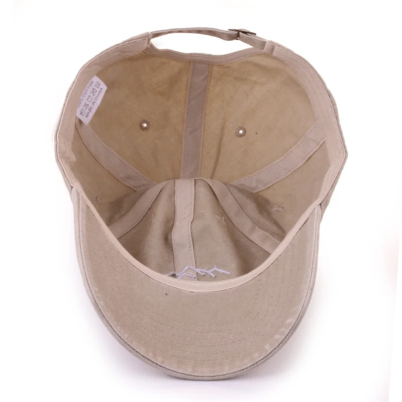 Manufacturers custom hats logo Embroidery Washed Cotton Baseball Cap Casual snapback dad hats Women Men dad hat