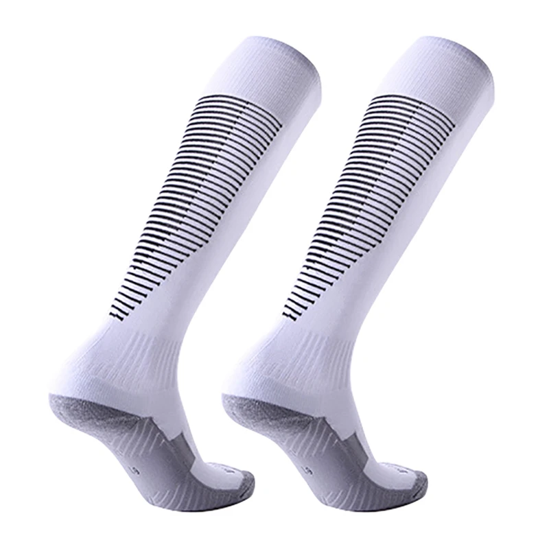 Towel Soled Long Soccer Socks Mens Stockings Non-slip Sports Grip Sock Football Custom Logo Socks Manufacturer Wholesale