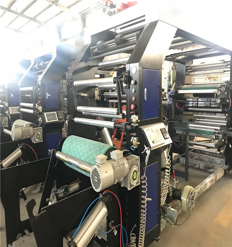 Four-Color Flexo Printing Machine with Stack Structure