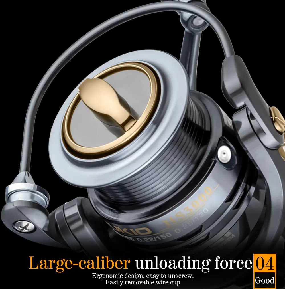 High speed CNC material De pesca carp spinning fishing wheel saltwater metal fishing reels