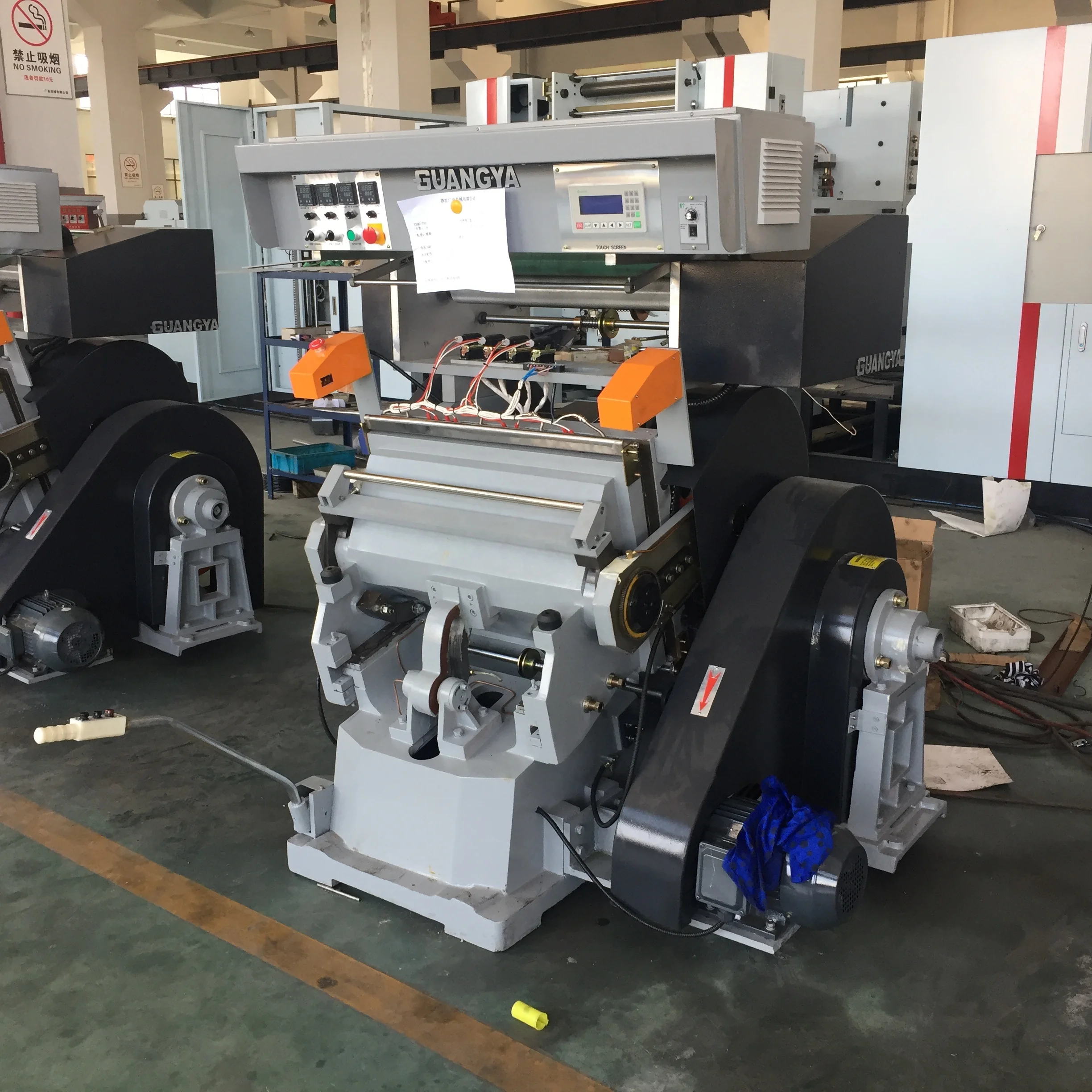 TYMC 750 Computerized die cutting hot foil stamping machine