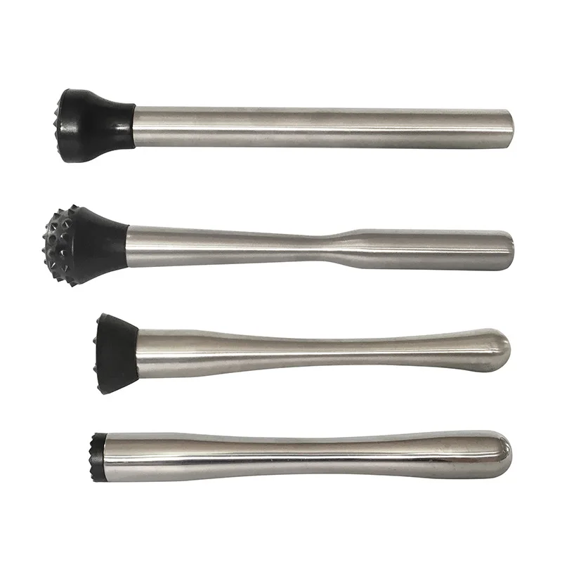 2021 Amazon Hot sell Professional Bartender Bar Accessories  High Quality stainless steel cocktail bar muddler Pestle