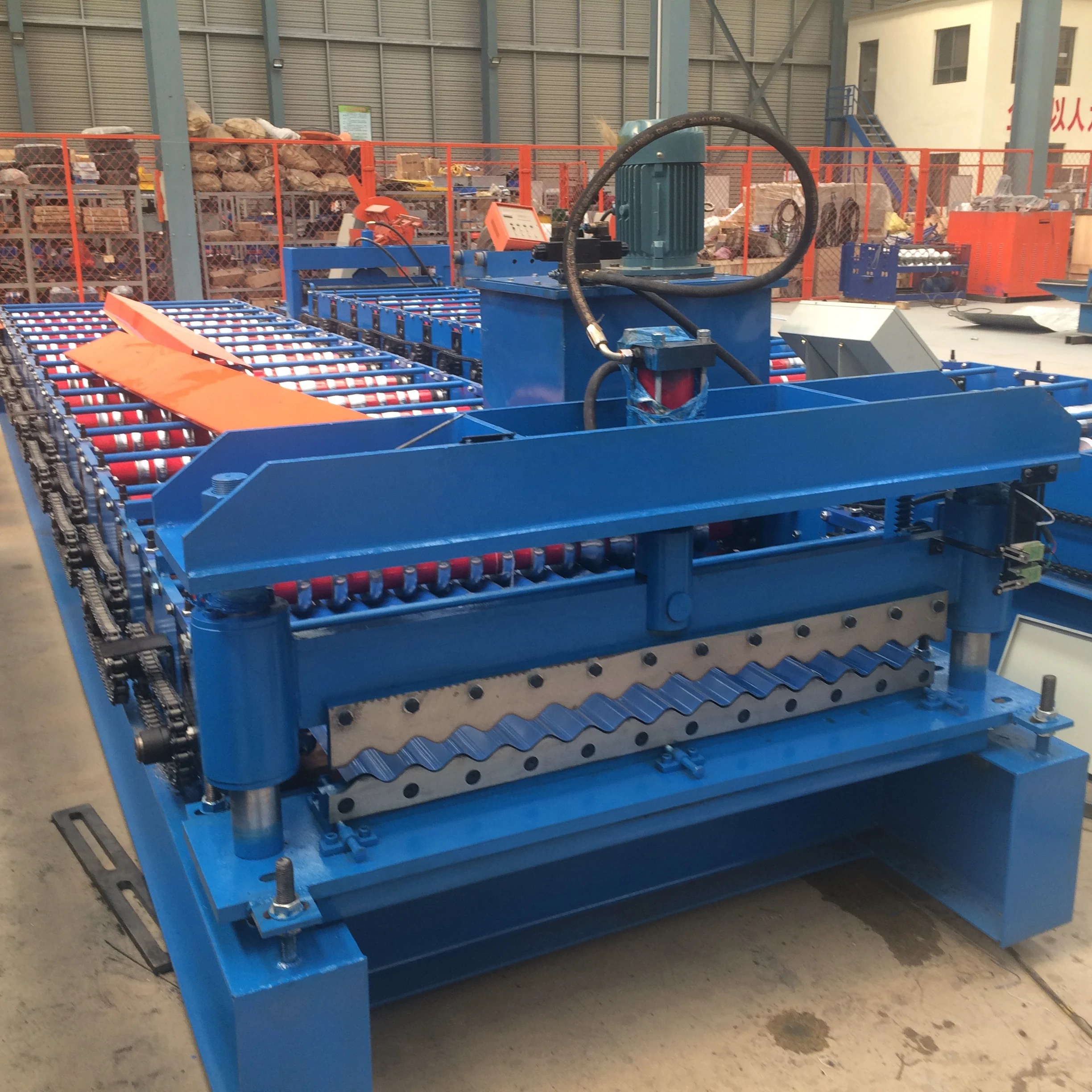 New design metal roofing roll forming machine for aluminum corrugated