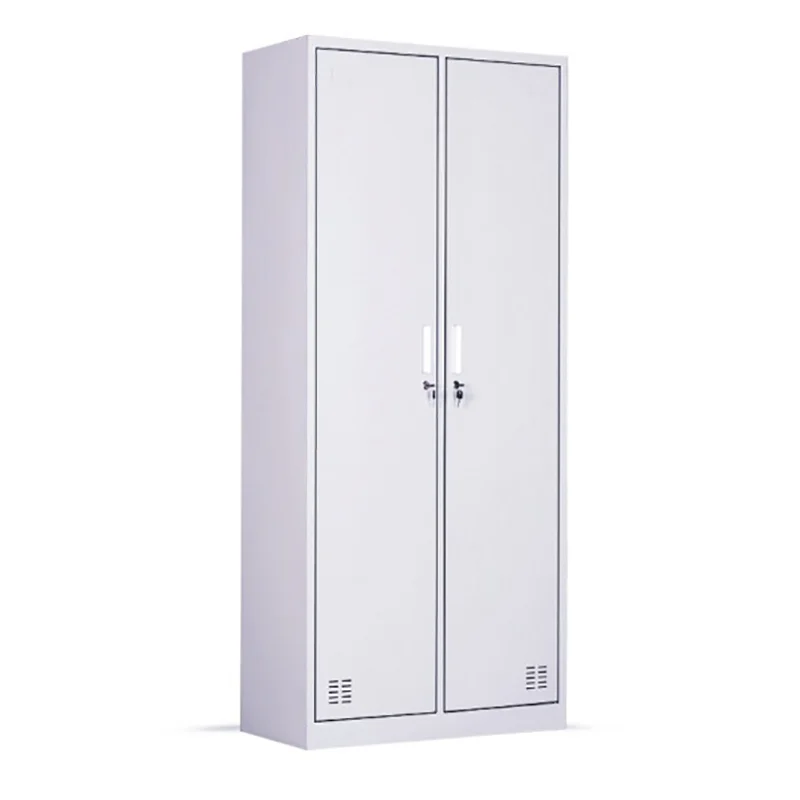 steel locker 2 door steel locker wardrobe clothes cabinet for bedroom Customized wholesale